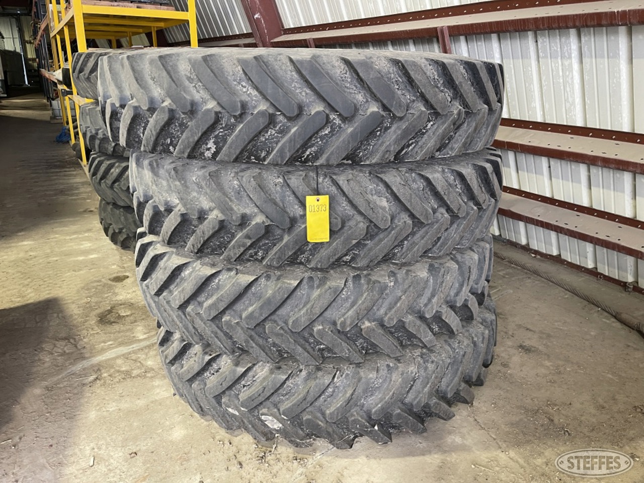 (4) Michelin 380/90R46 tires